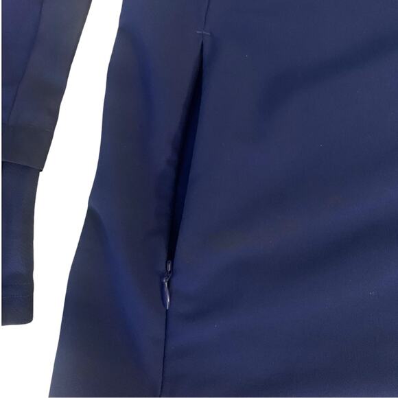 Adidas Energy Running Jacket Royal Blue Size Large Wind Resistant Hoodie Active - Picture 6 of 14